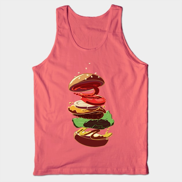 Burger time freeze Tank Top by ruhefuchs